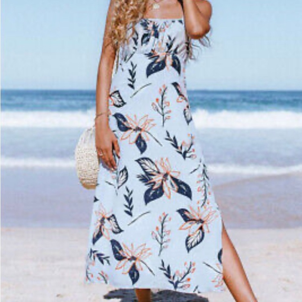 Cupshe medium blue dress